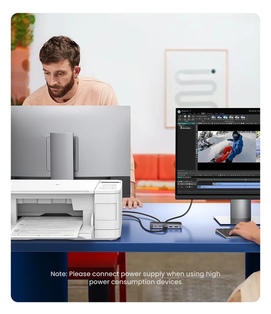 UGREEN USB Switch, USB 3.0, 2-PC Sharing