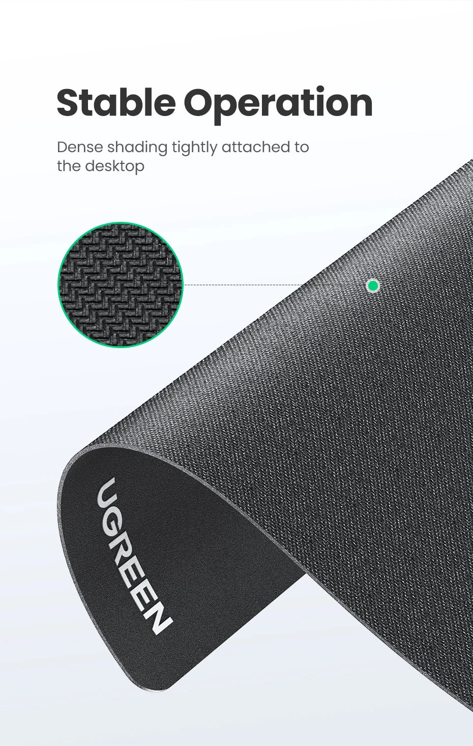 UGREEN Mouse Pad, Non-Slip, 26x21cm