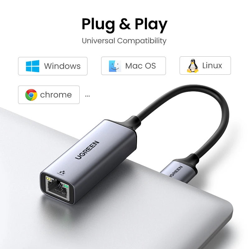 UGREEN 2.5Gbps USB Ethernet Adapter