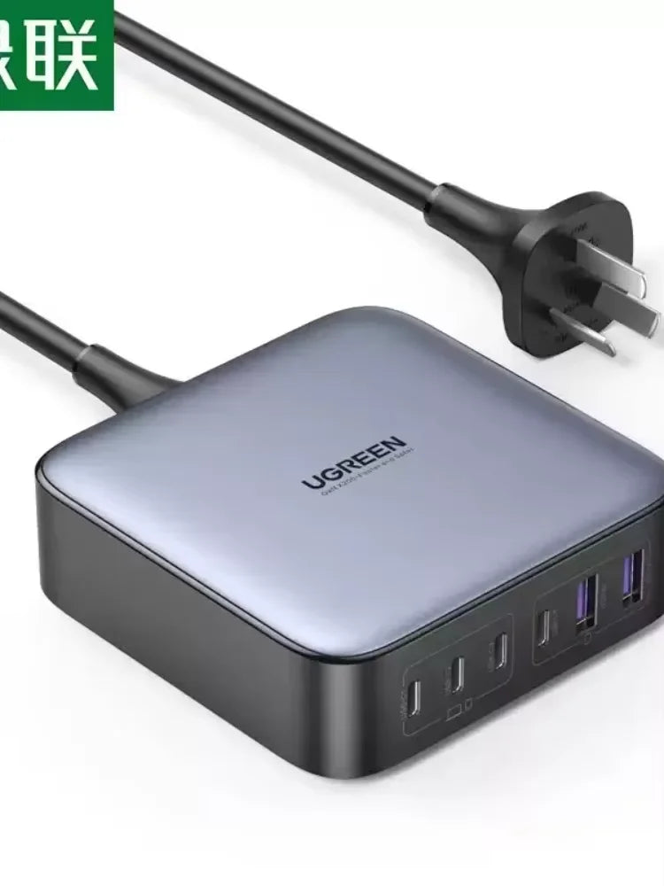 UGREEN 200W GaN Fast Charger, 4 USB-C + 2 USB-A