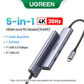 UGREEN 5-in-1 USB-C Hub, 4K HDMI, 100W PD