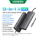 UGREEN Triple Display USB-C Hub, 8-in-1, 4K HDMI, 10Gbps