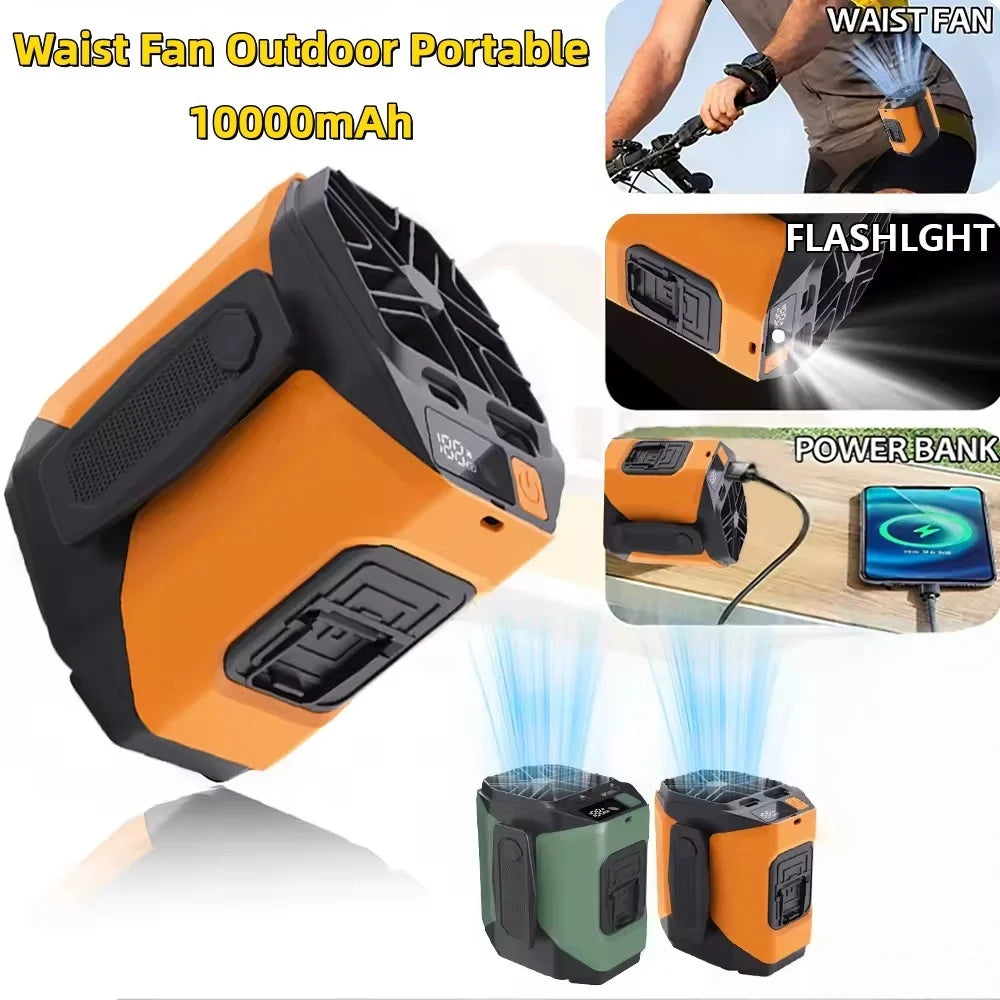 Neck Fan with Built-In Power Bank