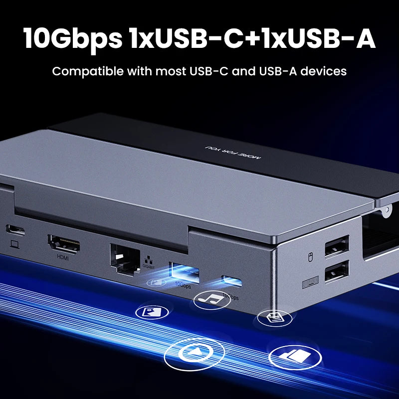 UGREEN USB-C Docking Station for Steam Deck, 4K60Hz HDMI, RJ45