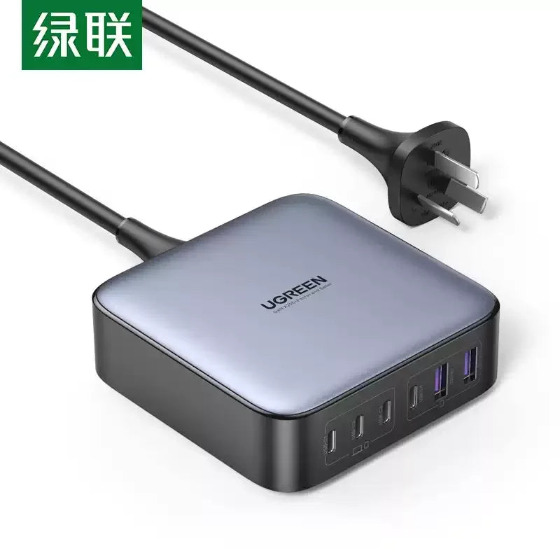 UGREEN 200W GaN Fast Charger, 4 USB-C + 2 USB-A