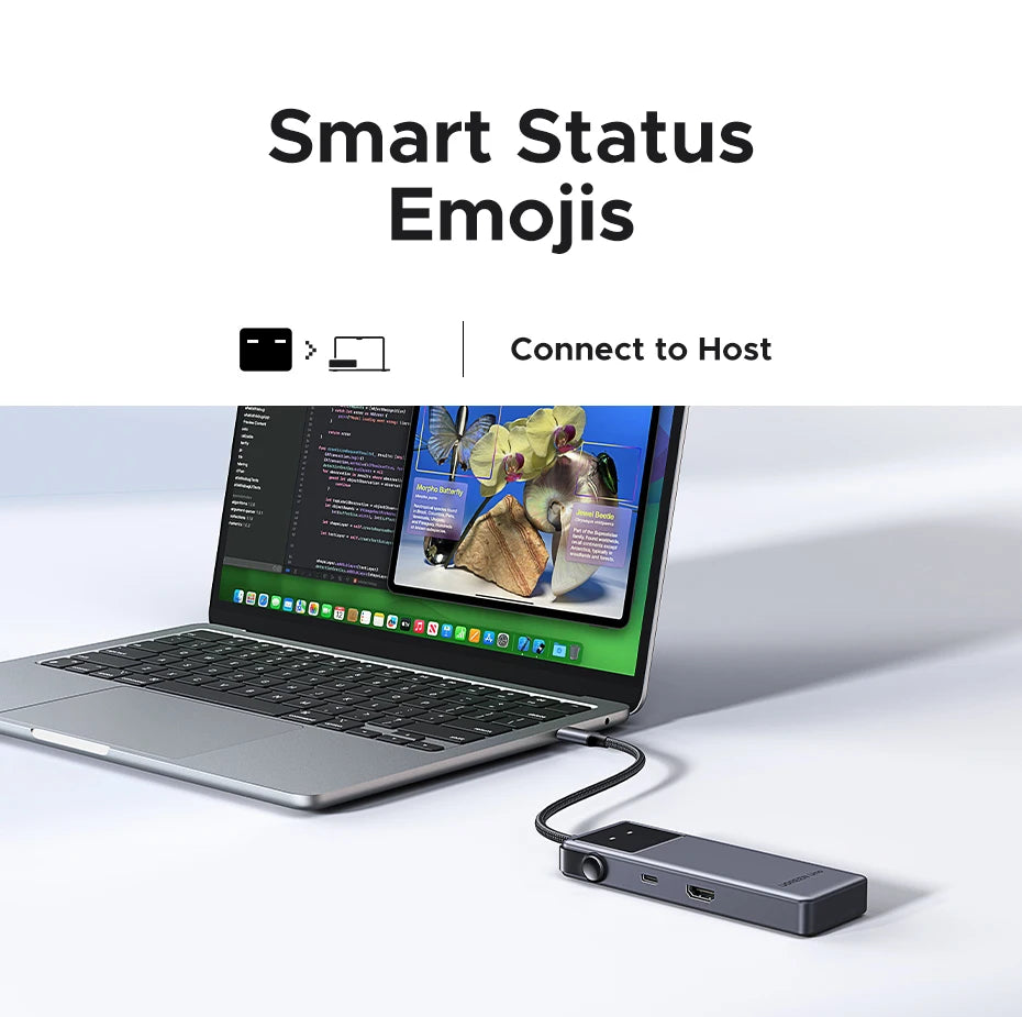 UGREEN Uno USB-C Hub, 6-in-1, 4K60Hz, 100W PD