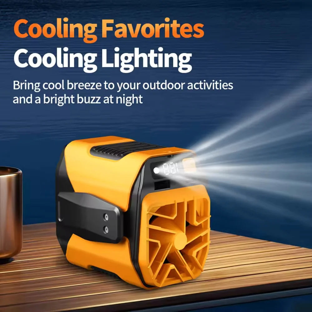 Neck Fan with Built-In Power Bank