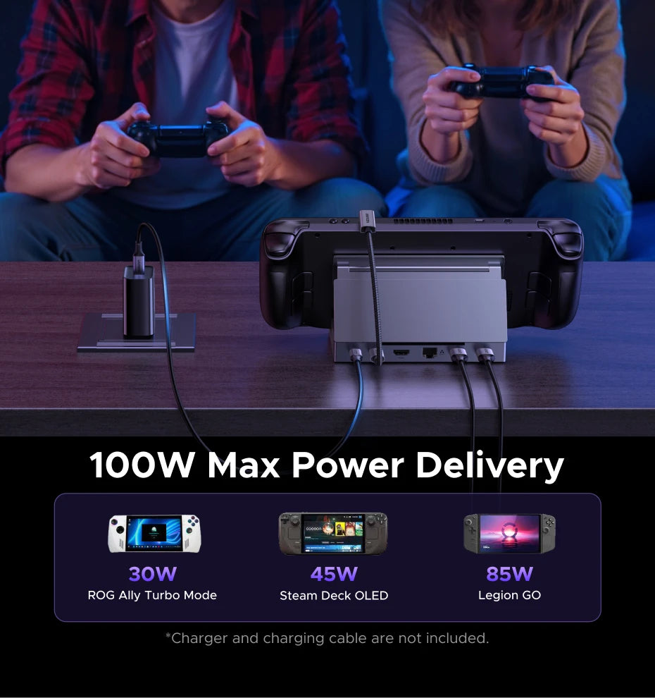 UGREEN USB-C Docking Station for Steam Deck, 6-in-1, 4K120Hz