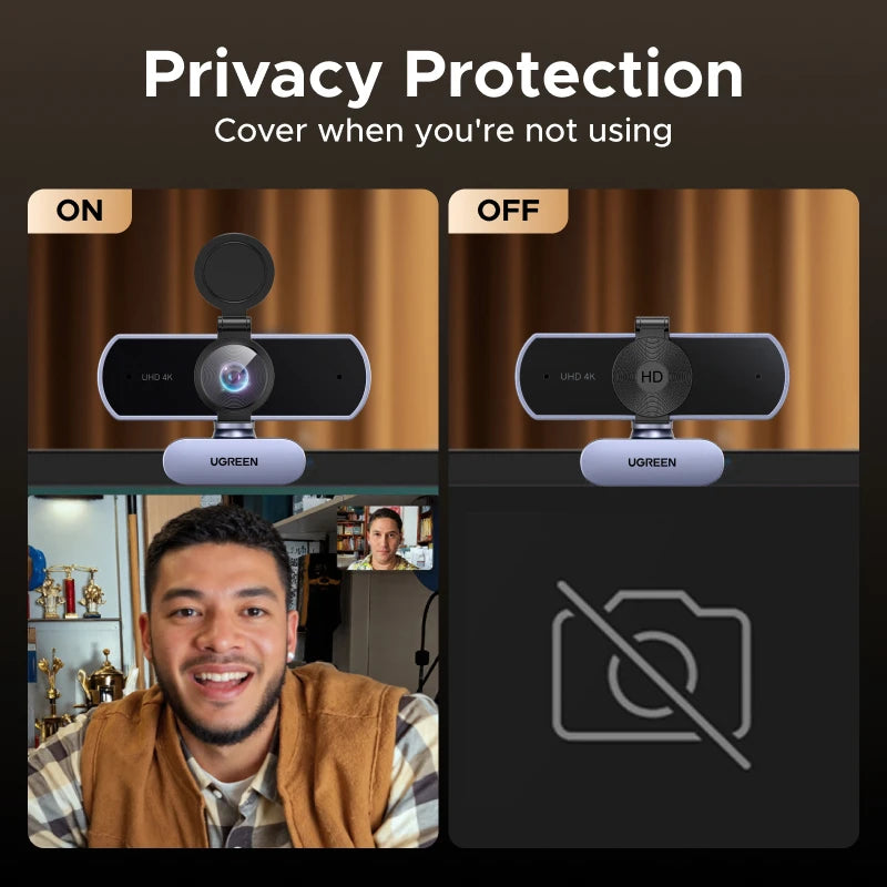UGREEN 2K/4K Webcam with Microphone