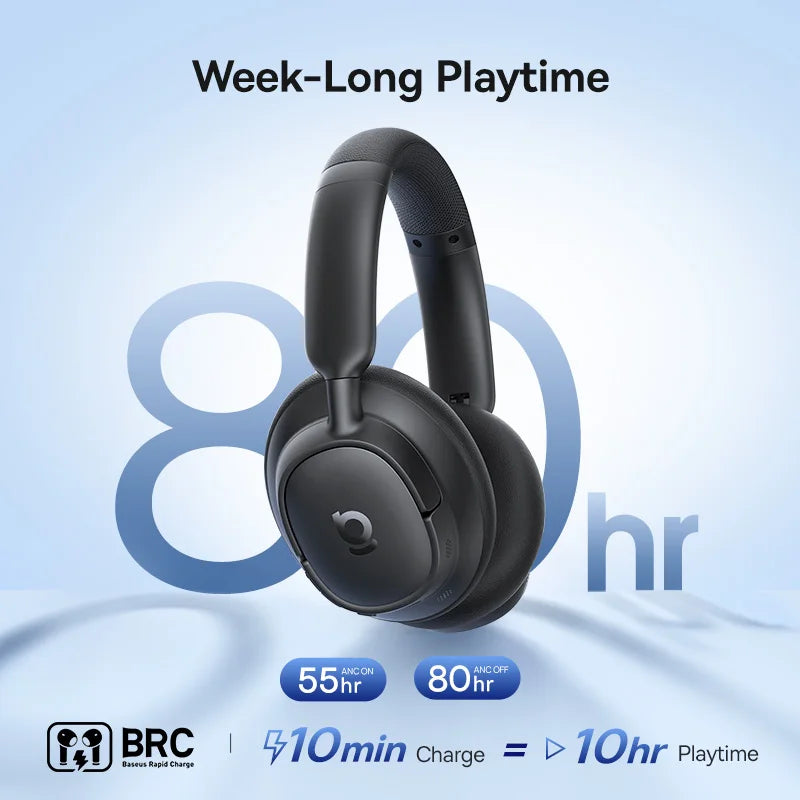Baseus Bass BH1 NC Noise Cancelling Headphones
