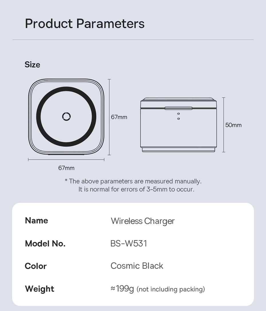 Baseus 2-in-1 Magnetic Charging Dock