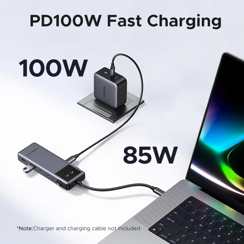 UGREEN Uno USB-C Hub, 6-in-1, 4K60Hz, 100W PD