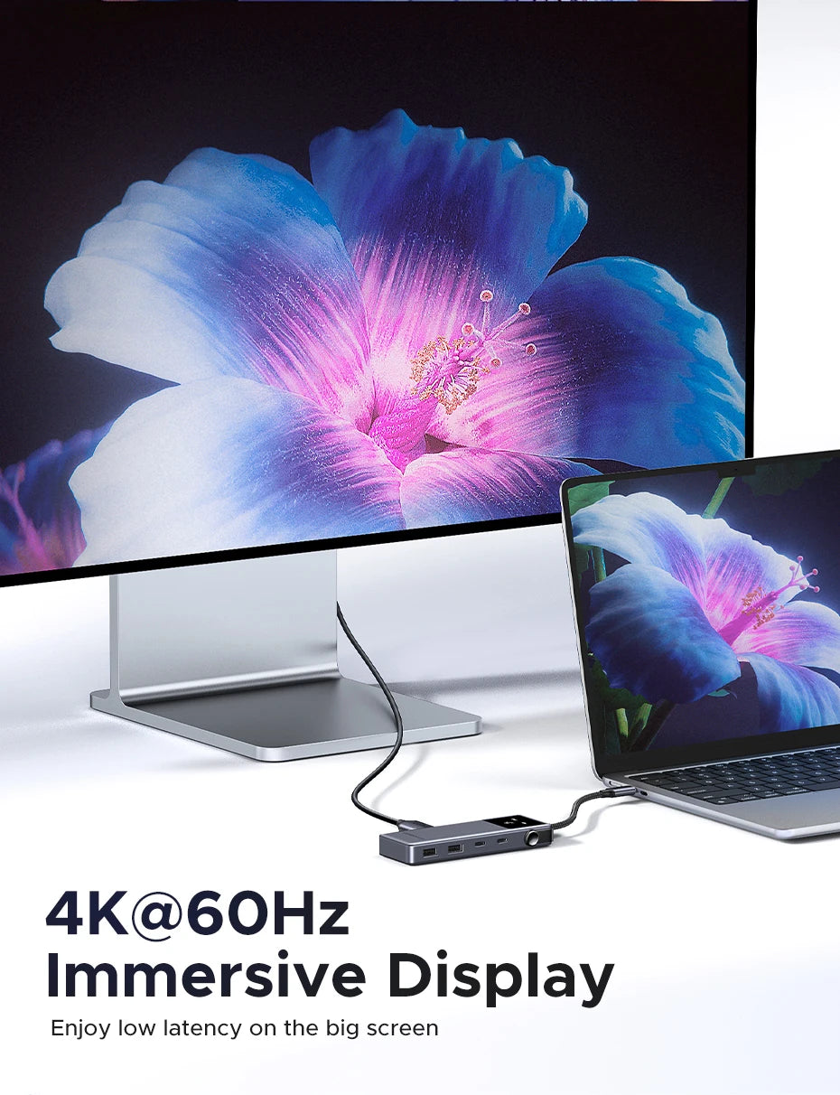 UGREEN Uno USB-C Hub, 6-in-1, 4K60Hz, 100W PD
