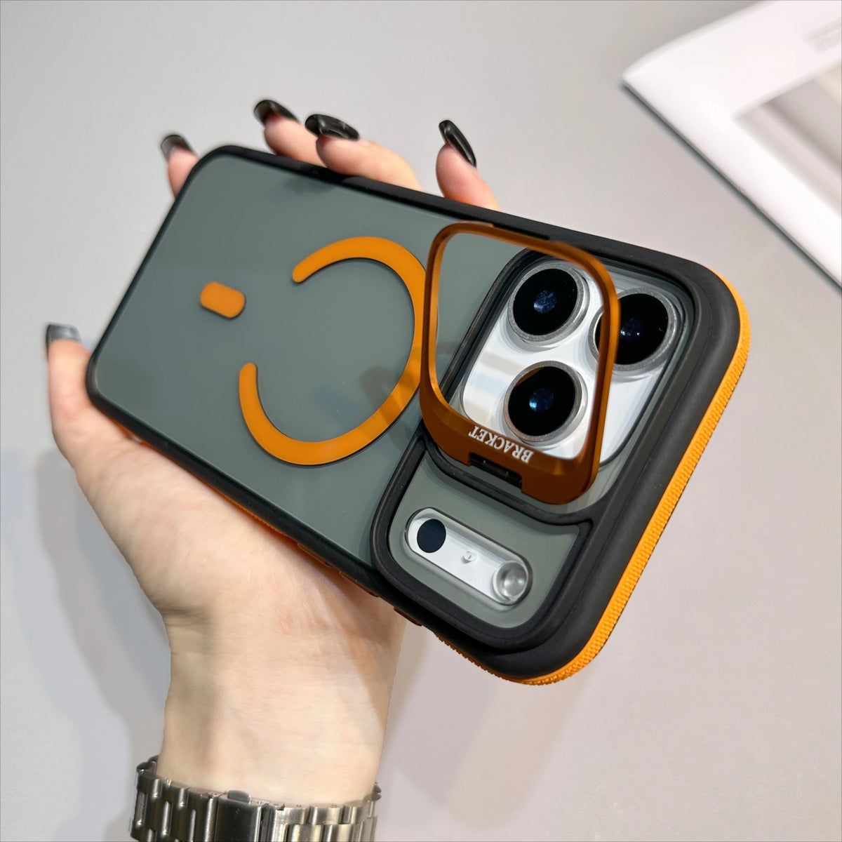 Matte MagSafe Kickstand Case for iPhone
