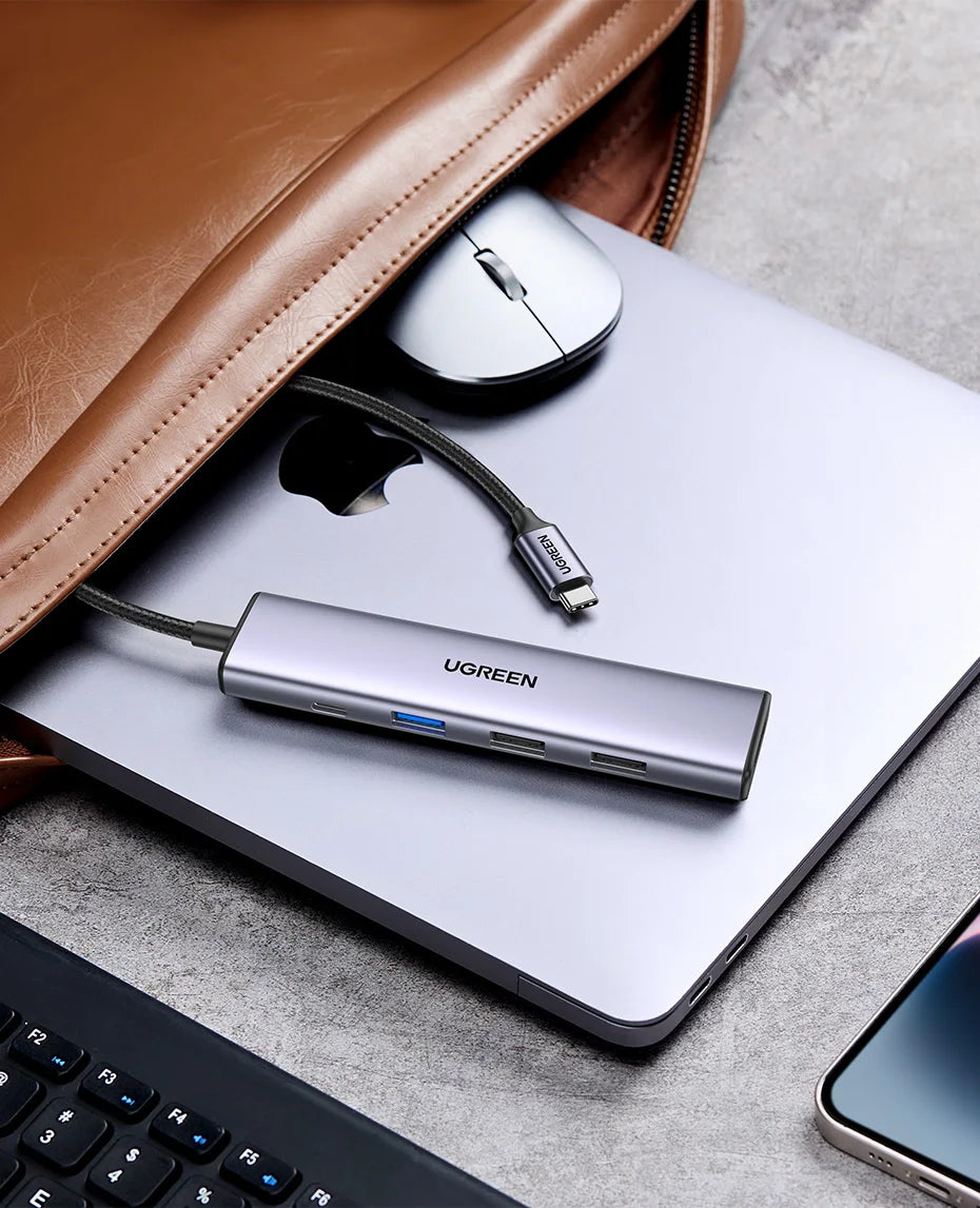 UGREEN 5-in-1 USB-C Hub, 4K HDMI, 100W PD